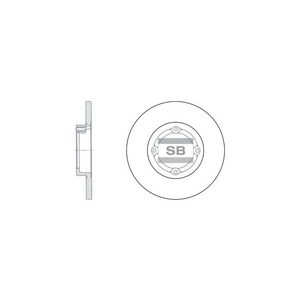 Гальмівний диск HI-Q SD3010 зображення 1