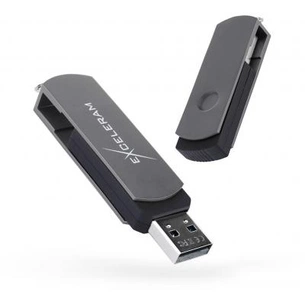 USB флеш накопичувач eXceleram 8GB P2 Series Gray/Black USB 2.0 (EXP2U2GB08) зображення 1