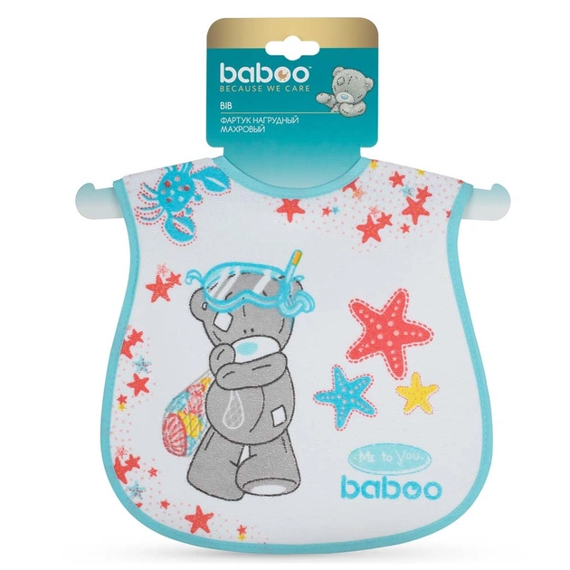 Слинявчик Baboo бавовняний Me to You, 3+ місяців (білий) (11-100) - picture 4