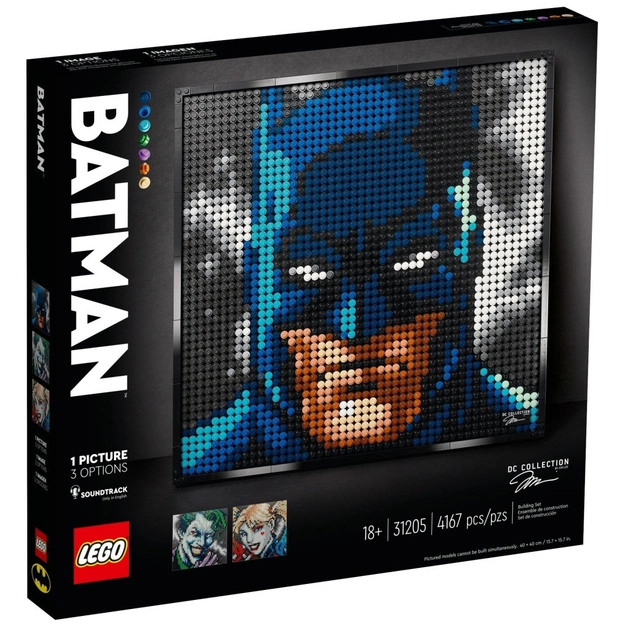 Конструктор LEGO ART Бетмен з колекції Джима Лі 4167 деталей (31205) - изображение 1