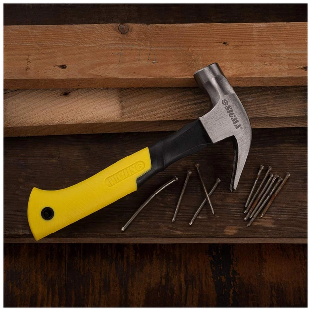 Молоток Sigma з цвяходером 225г фібергласова ручка (магніт) (4315021) - picture 5