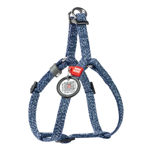 Шлея для котів WAUDOG Re-cotton з QR паспортом пластиковий фастекс XS синій (167012) зображення 1