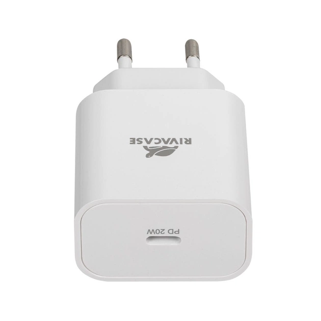 Зарядний пристрій RivaCase 1xUSB Type-C PD 20 Вт кабель Type-C white (PS4101 WD4 (White)) - picture 7