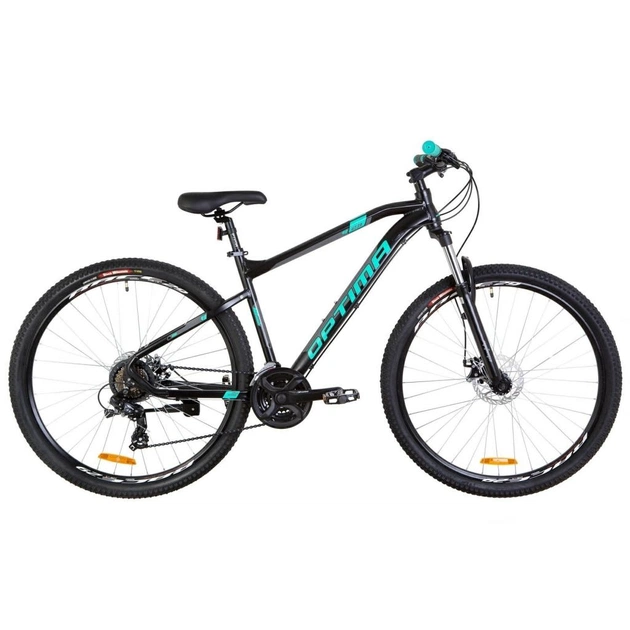Велосипед Optimabikes 29" F-1 AM DD рама-20" 2019 чорно-бірюзовий (OPS-OP-29-075) - зображення 1