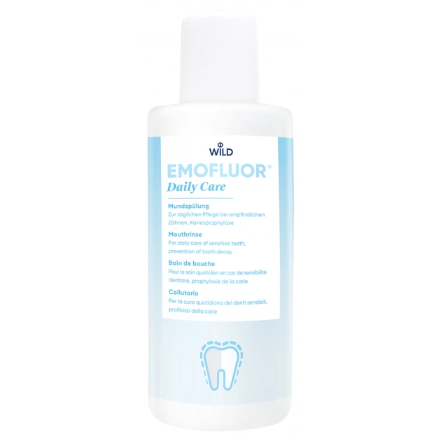 Ополіскувач для порожнини рота Dr. Wild Emofluor Daily Care 400 мл (7611841701839) - изображение 1