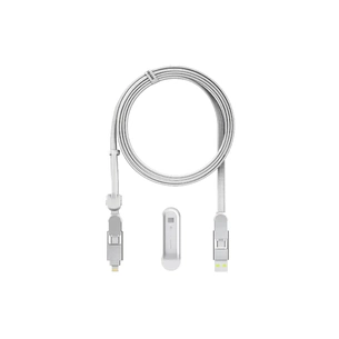 Дата кабель 6in1 inCharge XL 3.0m white Rolling Square (XLL02R) зображення 1