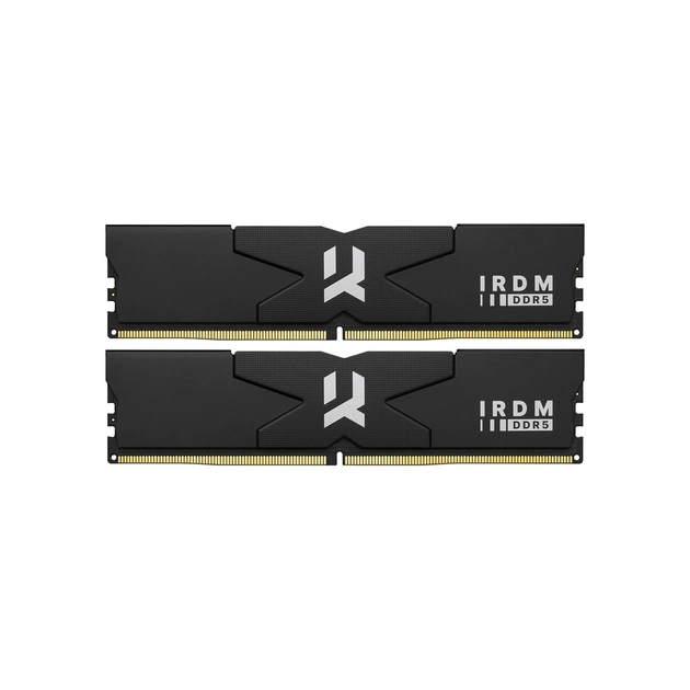 Модуль пам'яті для комп'ютера DDR5 32GB (2x16GB) 6000 MHz IRDM Black Goodram (IR-6000D564L36S/32GDC) - picture 1