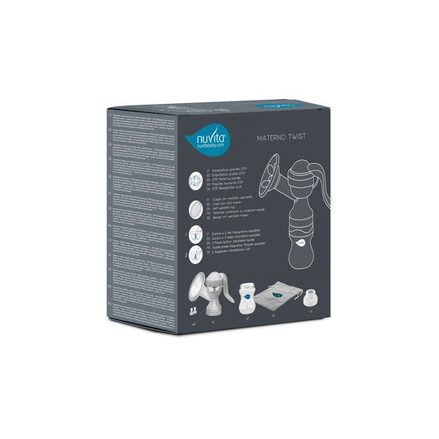 Молоковідсмоктувач Nuvita механічний з регульованою ручкою (NV1215M) - picture 8