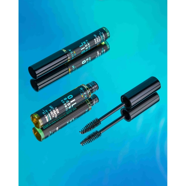 Олія для брів та вій Mayur натуральна Активатор росту 12 мл (4820189560784) - picture 2