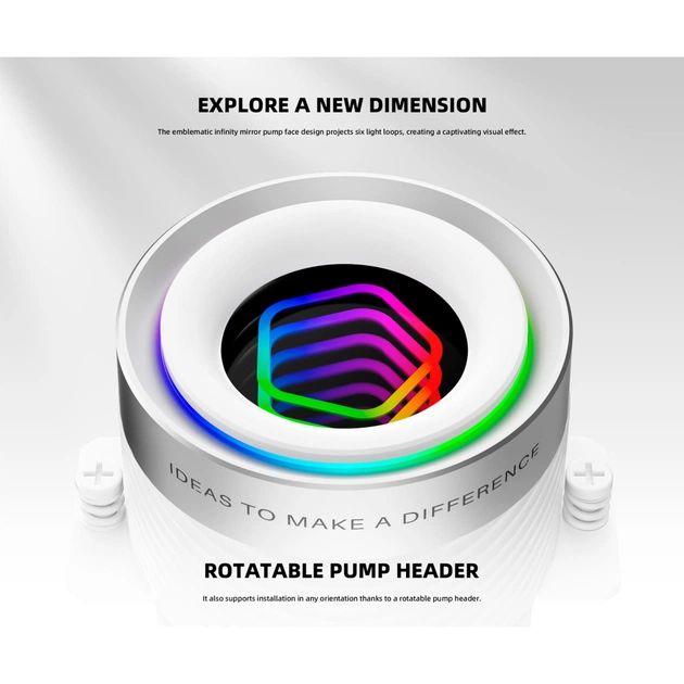 Система рідинного охолодження ID-Cooling FX360 INF White (FX360 INF WHITE) - picture 9