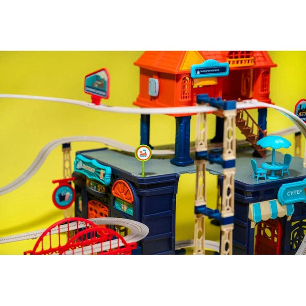 Железная дорога Otamanko Храбрый паровозик трюковая железная дорога 207 деталей (89971) - изображение 6