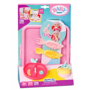 Аксессуар к кукле Baby Born набор посуды для куклы Click and Play Милое кормление (839768) изображение 1