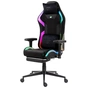 Крісло ігрове GT Racer X-2403 Black (X-2403 Black RGB) - зменшене зображення 2