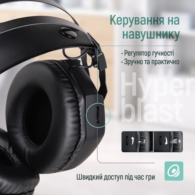 Гарнітура СolorWay Hyperblast RGB Black (CW-HPG05BK) - зображення 9