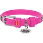Нашийник для тварин WAUDOG Glamour з QR-паспортом "Стрази" XS Ш 12 мм рожевий (33087) - зменшене зображення 1