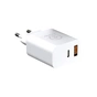 Зарядний пристрій WUW C172 1xUSB-C PD20W + 1xUSB QC3.0 18W Black (6972573335381) - зменшене зображення 1