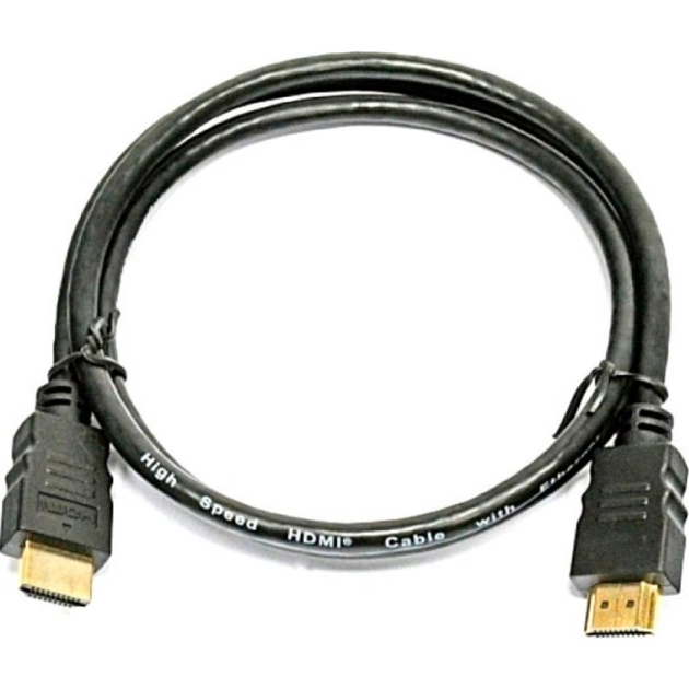 Кабель мультимедийный HDMI M to HDMI M 1.0m Wiretek (HDA14-1m) - изображение 1