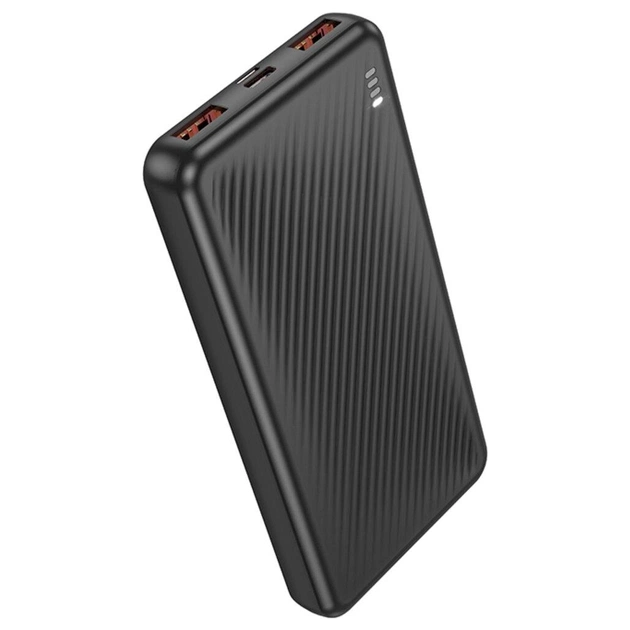 Батарея універсальна BOROFONE 10000mAh BJ56 Graceful 22.5W PD/20W Black (6941991111808) - зображення 1