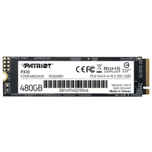 Накопичувач SSD M.2 2280 480GB Patriot (P310P480GM28) зображення 1