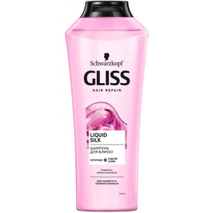 Шампунь Gliss Liquid Silk для ламкого та тьмяного волосся 400 мл (9000100549592) зображення 1