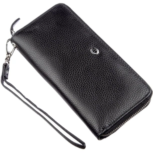 Гаманець ST Leather Шкіряний Чорний (18933) зображення 1