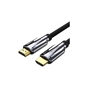 Кабель мультимедийный HDMI M to HDMI M 3.0m V2.1 8K60Hz braided black Vention (AALBI) - уменьшенное изображение 1