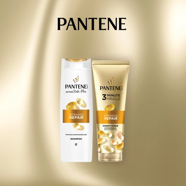 Набір косметики Pantene Pro-V Intensive Repair Шампунь 400 мл + Бальзам-ополіскувач 220 мл (8700216614696) - picture 3