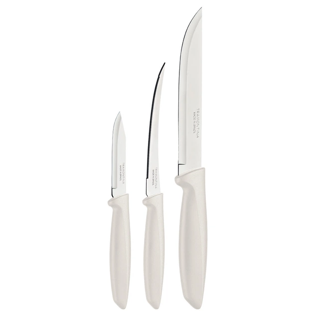Набір ножів Tramontina Plenus Light Grey 3 шт (23498/313) - picture 1