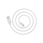 Дата кабель USB 2.0 AM to Lightning 1.0m 2.4A white BOROFONE (6957531089971) - уменьшенное изображение 3