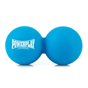 Масажний м'яч PowerPlay PP-4355 Silicone Lacrosse Peanut Ball (6.3х12.6см) Синій (PP-4355_Blue) зображення 1