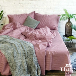 Постільна білизна Tiare 73 Сатин Страйп Кольоровий полуторний (73_Stripe_pl) зображення 1