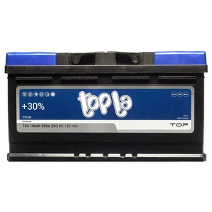 Акумулятор автомобільний Topla 100 Ah/12V TOP Euro (118 800) зображення 1