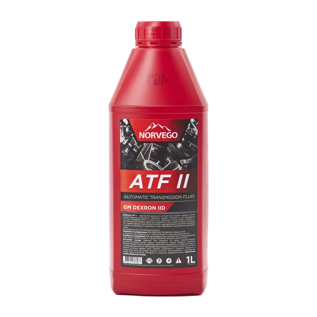 Трансмиссионное масло NORVEGO ATF II 1л - изображение 1