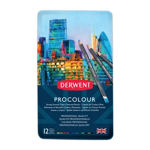 Олівці кольорові Derwent Procolour, 12 кольорів (5028252514613) зображення 1