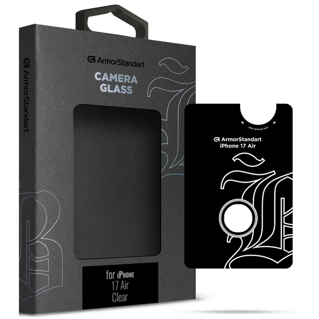 Скло захисне Armorstandart for Camera Supreme BI Apple iPhone 17 Air Transparent (ARM86452) - зображення 1