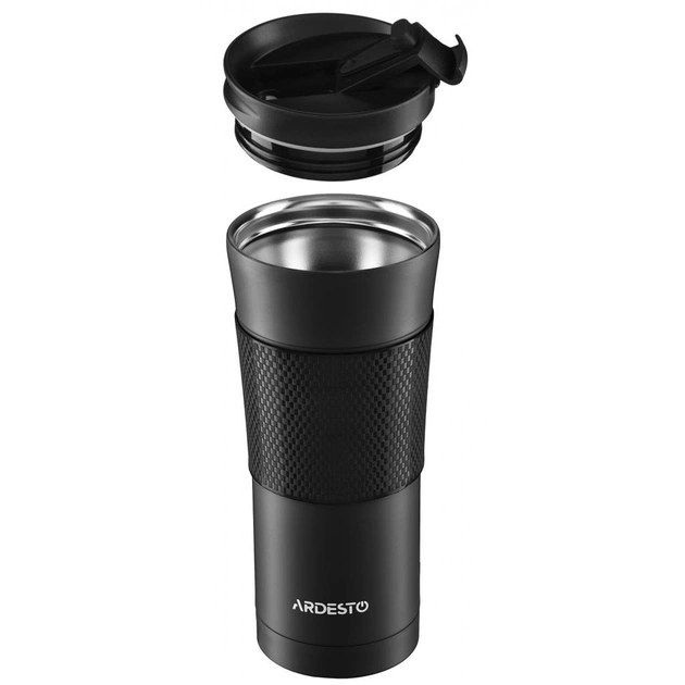 Термокружка Ardesto To Go 450 мл Black (AR2645SMB) - зображення 3