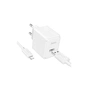 Зарядний пристрій HOCO CS11A USB + cable USB to Lightning white (6942007603577) - зменшене зображення 1