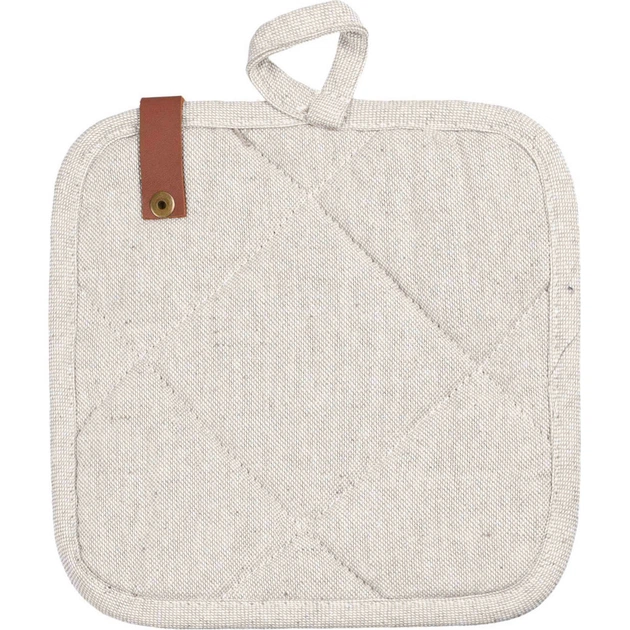 Кухонна прихватка Ardesto Oliver, 20х20 см, 100% бавовна, нап-ч: ватин, сірий світлий (ART04OL) - picture 3