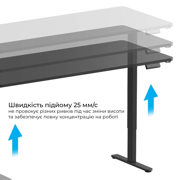 Комп'ютерний стіл OfficePro ODE1880B Black (ODE1880B) - picture 5