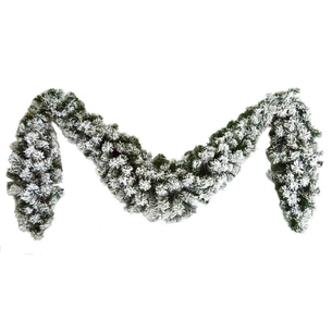 Декоративна гілка YES! Fun ялинкова фігурна засніжена 2.5 м (960366) зображення 1