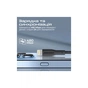 Дата кабель USB 2.0 AM to Lightning 1.0m 2A black Promate (xcord-ai.black) - зменшене зображення 5