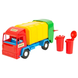 Спецтехніка Tigres "Mini truck" сміттєвоз жовтий (39211) зображення 1