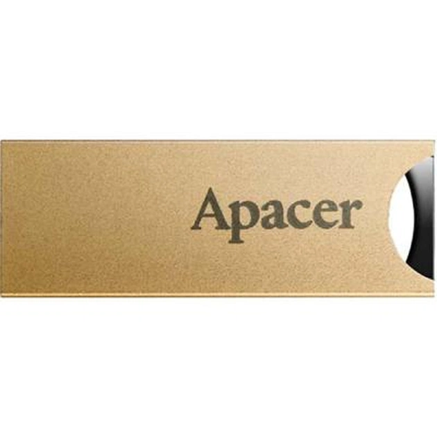 USB флеш накопичувач Apacer 8GB AH133 Champagne Gold RP USB 2.0 (AP8GAH133C-1) - зображення 1