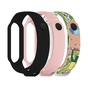 Ремінець до фітнес браслета Armorstandart комплект 3шт Xiaomi Mi Band 7/6/5 RM Cartoon (ARM77053) - зменшене зображення 1