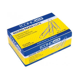 Скріпки канцелярські Economix 25 мм кругла, 100шт (E41002) зображення 1