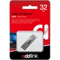 USB флеш накопичувач AddLink 32GB U20 Titanium USB 2.0 (ad32GBU20T2) - зменшене зображення 2