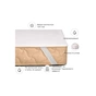 Наматрацник MirSon Terry Waterproof 217 водонепроникний гумка по кутах 120x200 см (2200000376343) - зменшене зображення 2