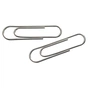 Скріпки канцелярські Axent rounded, nickel-plated, 78 мм, 50 шт. (4103-А) - уменьшенное изображение 1