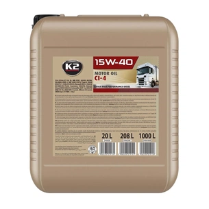 Моторна олива K2 CI-4 15W-40 20 л (O40620E) зображення 1