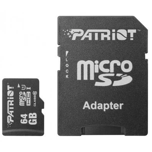 Карта пам'яті Patriot 64GB microSD class10 UHS-1 (PSF64GMCSDXC10) зображення 1